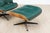 Set of Vintage Lounge Chair with Ottoman in Avocado Green by Charles and Ray Eames for Herman Miller, 1970s For Sale - Image 14 of 18