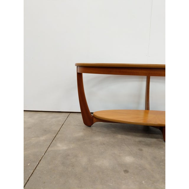 Nathan Furniture Vintage Mid Century Modern Teak Coffee Table by Nathan Furniture, Attributed For Sale - Image 4 of 7