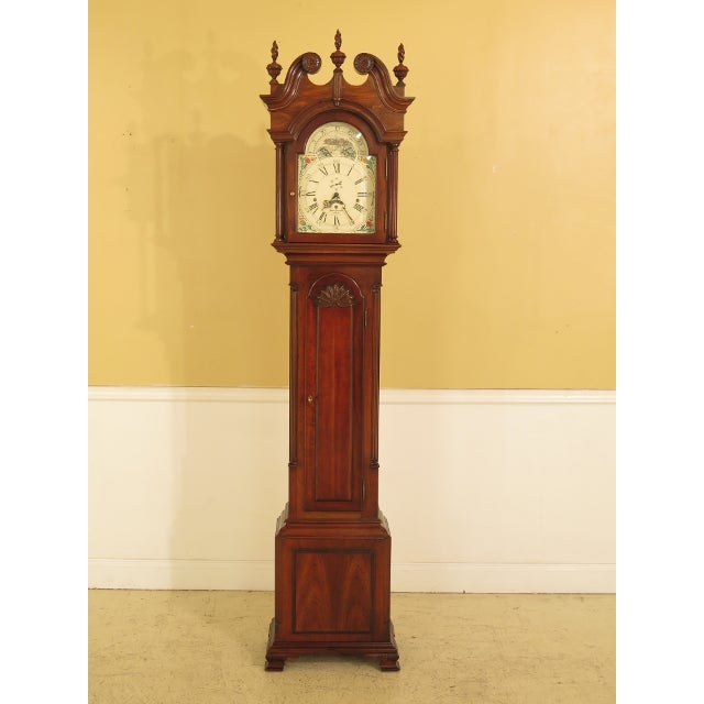 Sligh John Goddard Cherry Grandfather Clock Chairish