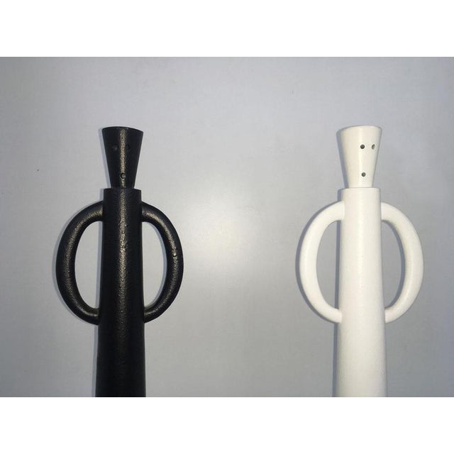 Postmodern Abstract Sculptures by Alessandro Guerriero Portabuono Qua, Italy, 1980s, Set of 2 For Sale - Image 3 of 18