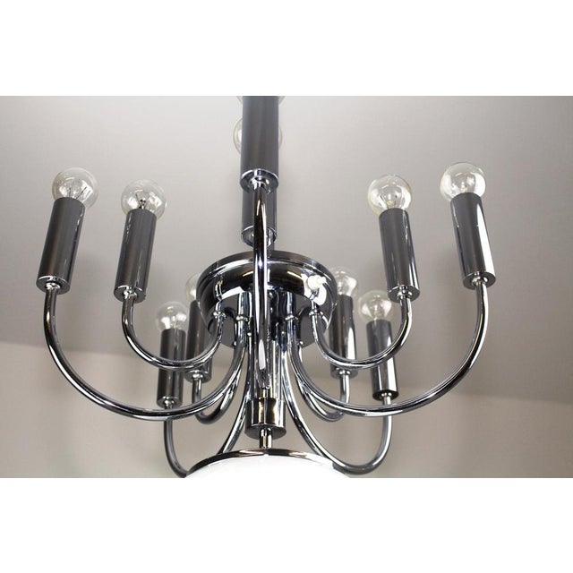 Opaline Glass Chandelier, 1920s, in Flawless conditions. Designed 1920 to 1949 European Plug (up to 250V).The wiring of...