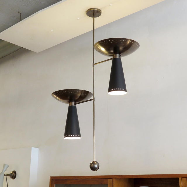 Brass Calice Il™ Pendant Light by Gallery L7 For Sale - Image 8 of 10