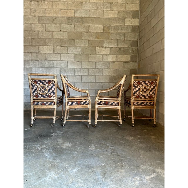 Great chairs, large enough to use as game chairs or accent chairs. Very nice presence and scale