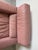 1980s 1980s Italian Postmodern Salotti Natuzzi Pink Leather Lounge Chair For Sale - Image 5 of 12