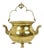 Large Copper Griffin Kettle Planter in Brass, 1890s For Sale