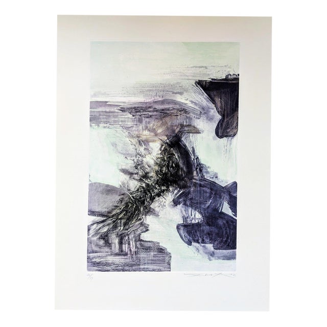 Zao Wou-Ki, Untitled, 1965, Etching For Sale