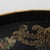 Vintage Hand Painted Tole Tray Black Lacquer With Classical Cameo Portrait and Golden Owl Motif For Sale - Image 14 of 18
