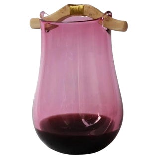 Rose and Topaz Heiki Vase by Pia Wüstenberg For Sale