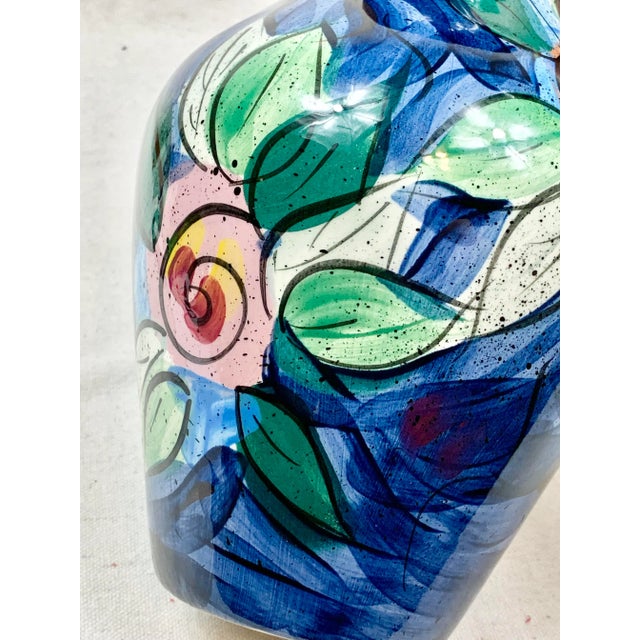 Vintage Gail Pittman Handmade Pottery Vase For Sale In New Orleans - Image 6 of 10