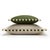 Contemporary Couple Bicolor Happy Cushions in White and Green Velvet from Lo Decor, Set of 2 For Sale - Image 3 of 7