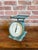1910s Slanting Dial Kitchen Scale Seafoam Green - American Cutlery Co For Sale - Image 14 of 15