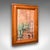 Wood Antique Reception Hall Vanity Mirror, English, Walnut, Bevelled Glass, Edwardian For Sale - Image 7 of 9