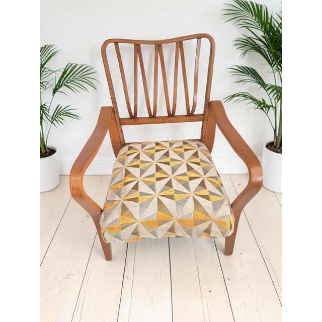 Mid-Century Modern Linden Armchair, 1950s For Sale - Image 11 of 17