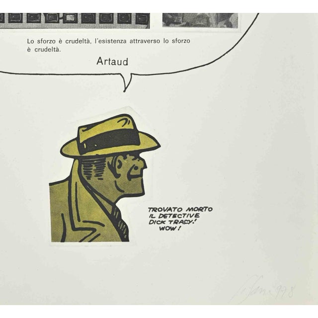 Science Fiction is an artwork realized by Sergio Sarri in 1978 . Colored lithograph and etching on paper. Hand-signed and...