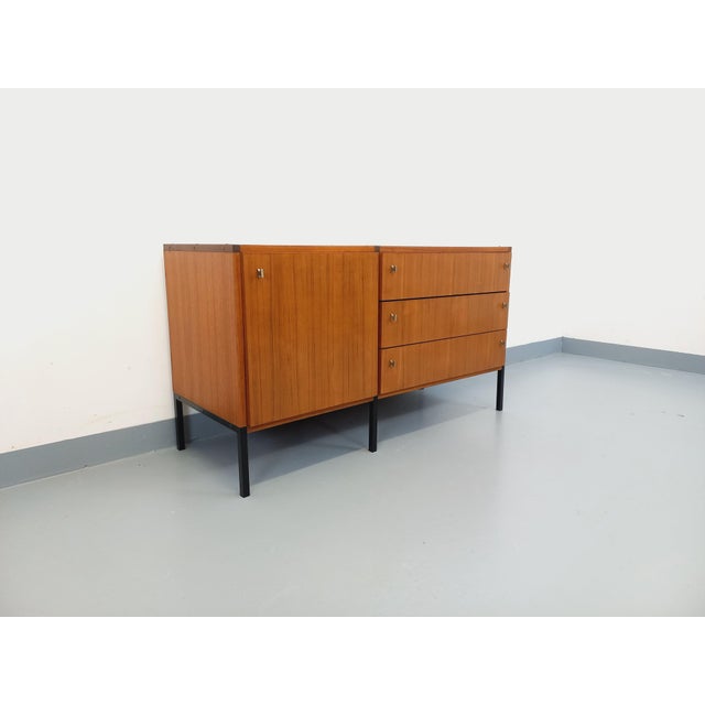 Vintage Sideboard by Guariche Mortier Motte for Arp Minvielle, 1960s For Sale - Image 3 of 18