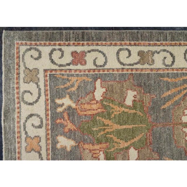 Early 21st Century Turkish Oushak Rug 10'1" x 14'6" #20438 For Sale - Image 5 of 8