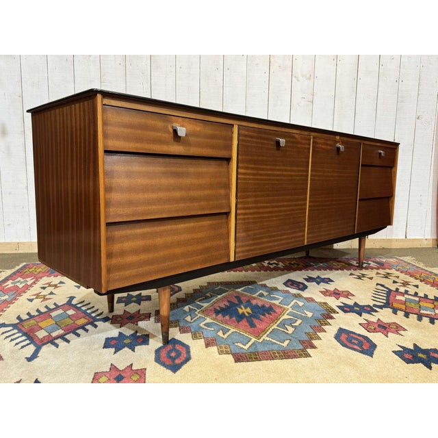 English Mahogany Sideboard, 1970s For Sale - Image 16 of 18