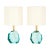 Murano Glass Aquamarine Rock Lamps For Sale - Image 10 of 10