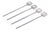 Spiga 4-Piece Set Cocktail Picks , Nickel For Sale