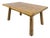 Brutalist Pine Dining Table by Wasa For Sale