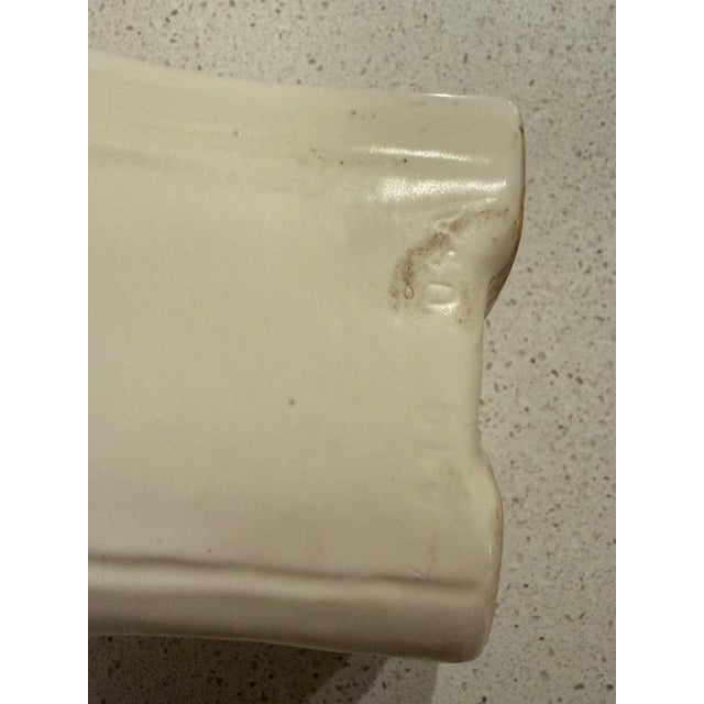 1960s Vintage Mid-Century White Ceramic Madonna Planter For Sale - Image 5 of 7