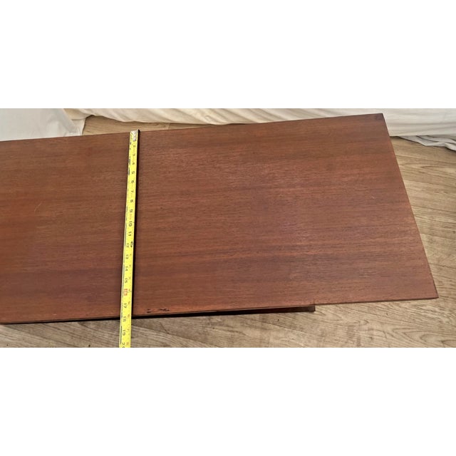 Mid-Century Console Sofa Table Hollywood Regency Bamboo & Wood Forest-Base For Sale - Image 13 of 15