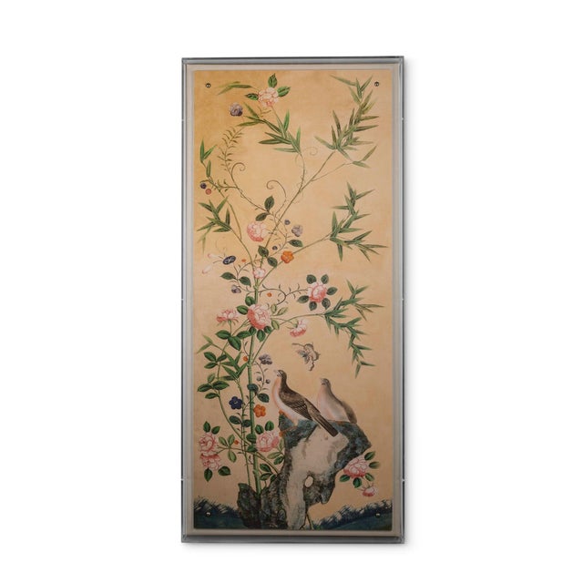 Textile Winterthur for Port 68 Dupont Panel Left Shadowbox Giclee Print For Sale - Image 7 of 7