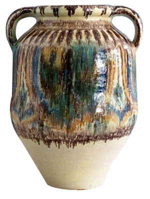 Nabeul Double-Handled Jar by Pierre De Verclos, 1930