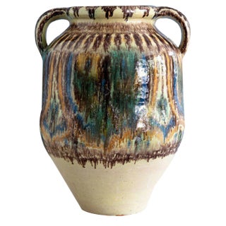 Nabeul Double-Handled Jar from Pierre De Verclos, 1930 For Sale