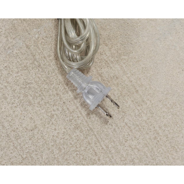 Late 20th Century Pair of Charles Hollis Jones Style Lucite Column Floor Lamps For Sale - Image 14 of 17