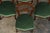 Antique French Louis XV Style Balloon Back Maple Dining Chairs W/ Green Velvet - Set of 6 For Sale - Image 4 of 12