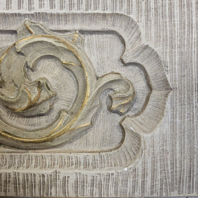 Neoclassical Gipsen Fireplace Mantel, 1890s, Set of 3 For Sale - Image 17 of 18