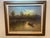 Late 20th Century Original Oil/Acrylic Painting Two Boats in the Moonlight, F. Raquel Moncayo Framed For Sale - Image 6 of 10
