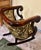 3 Piece Black Walnut Empire Revival Seating Furniture Set, American, Circa 1900, Comprising: Settee, Rocking Chair and Armchair For Sale - Image 11 of 12