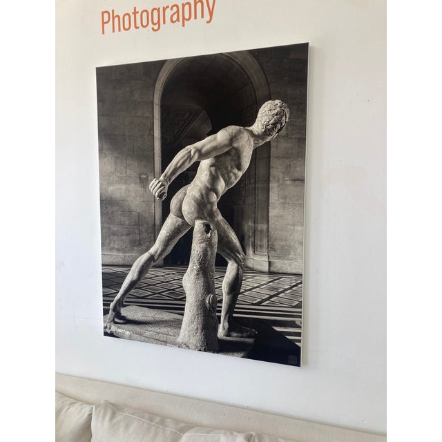 William Gray Harris Photograph on Canvas “ the Borghese Gladiator “ For Sale - Image 4 of 9