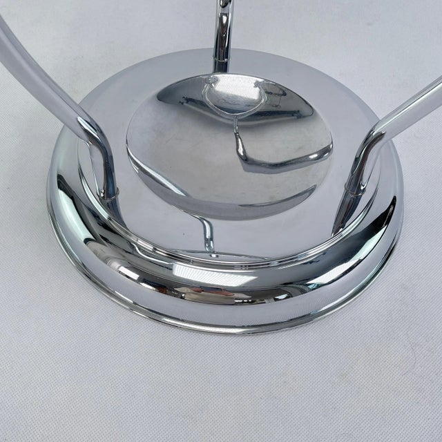 Art Deco Chrome Umbrella Stands, Belgien, 1930s For Sale - Image 3 of 5