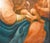 Mary, Jesus, and John the Baptist, Early 19th Century, Oil Painting on Canvas For Sale - Image 12 of 14