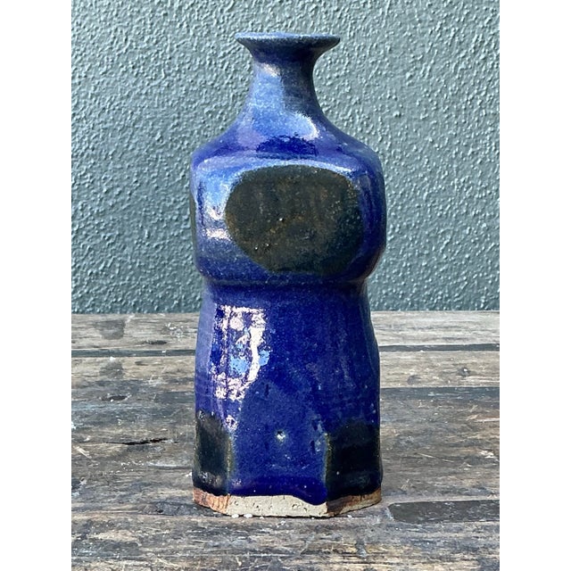 Vintage Original Studio Pottery Vase For Sale - Image 11 of 12
