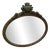 Large Vintage Oval Wall Mirror, 1940 For Sale
