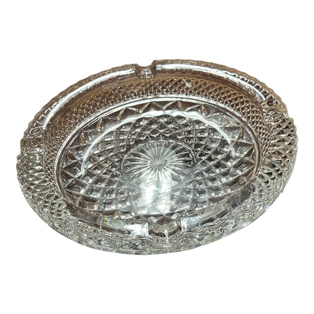 1960’s Wexford Crystal Ashtray For Sale