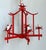 Chinoiserie Vintage Regency Painted Faux Bamboo Pagoda Lantern For Sale - Image 3 of 12