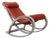 Leathered Sgarsul Rocking Chair by Gae Aulenti for Poltronova, 1962 For Sale