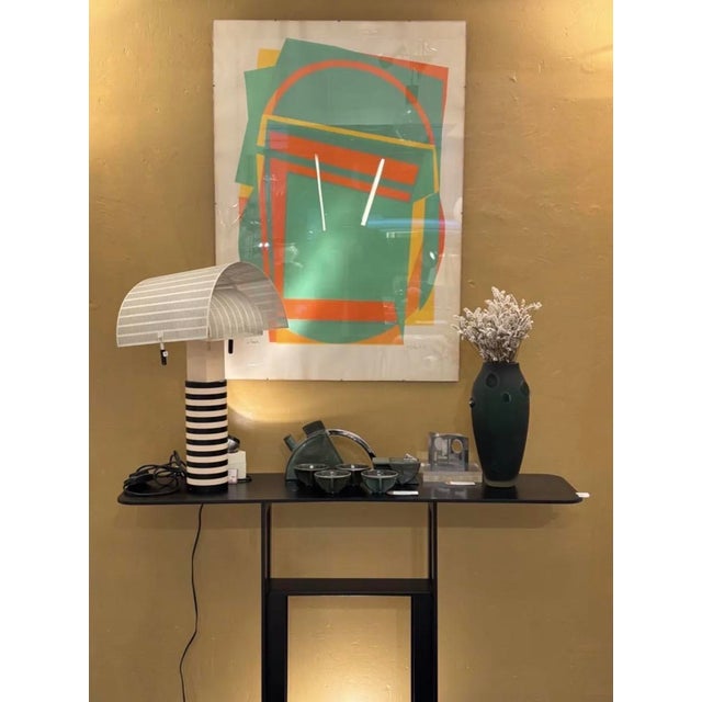 Steel Console by Léopold Gest for Protis 1980 For Sale - Image 10 of 11