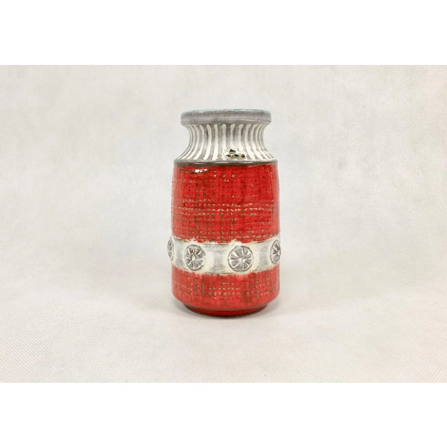 Mid-Century Ceramic Vase No 88-17 from Bay Keramik, 1970s For Sale - Image 6 of 8