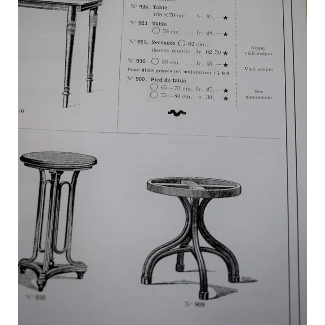 Cafe Museum Table by Adolf Loos for Jacob & Josef Kohn, 1890s For Sale - Image 3 of 6