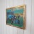 An oil on panel composition where landscape and form dissolve into one another. Two cows emerge as structural elements...