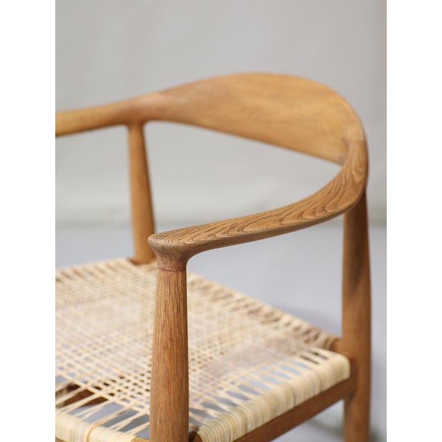 Mid-Century Modern JH501 The Round Chair by Hans J. Wegner for Johannes Hansen, 1949 For Sale - Image 3 of 18