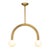 Regina Andrew Happy Steel Pendant, Small, Natural Brass For Sale - Image 9 of 9