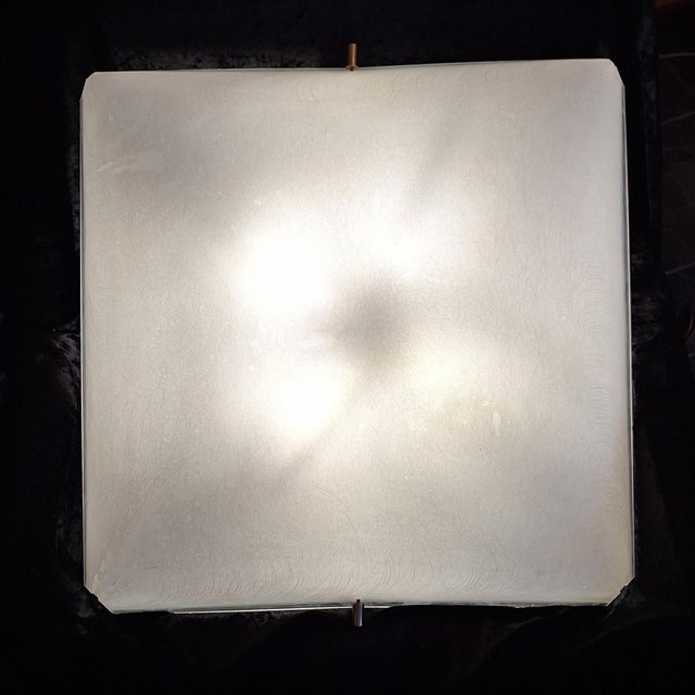 Large Mid-Century Modern Ceiling Lamp in Metal, 1960s For Sale - Image 10 of 10