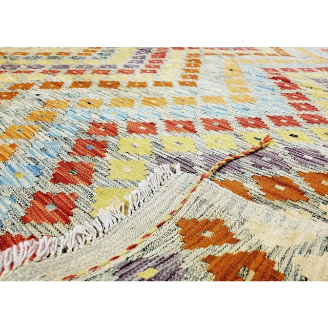 1960s Afghan Maimana Kilim For Sale - Image 4 of 4